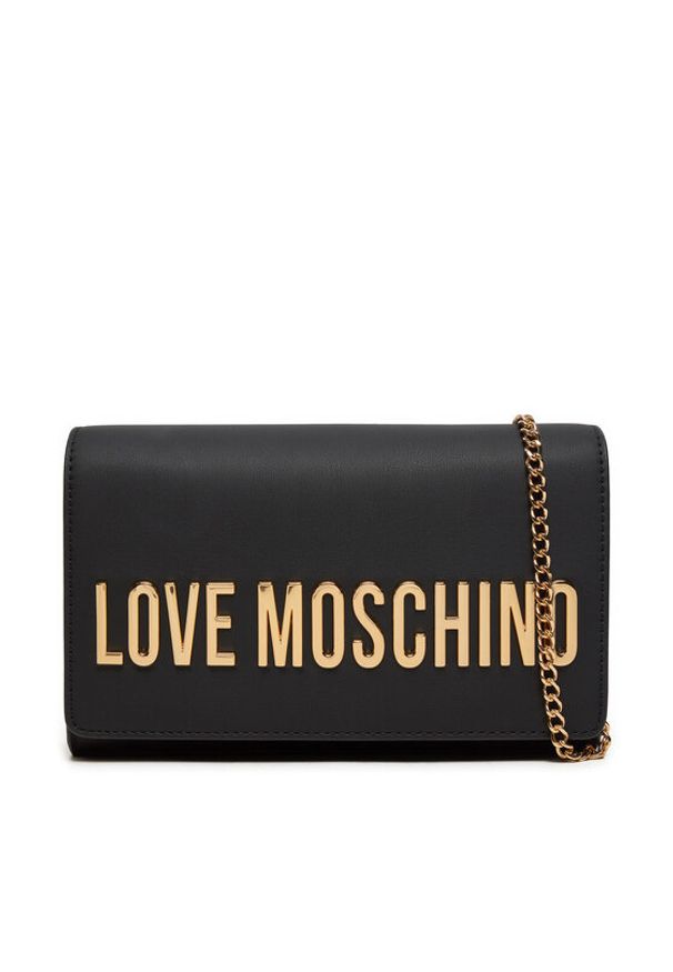 Love Moschino - LOVE MOSCHINO Torebka JC4103PP1LKD0000 Czarny. Kolor: czarny. Materiał: skórzane