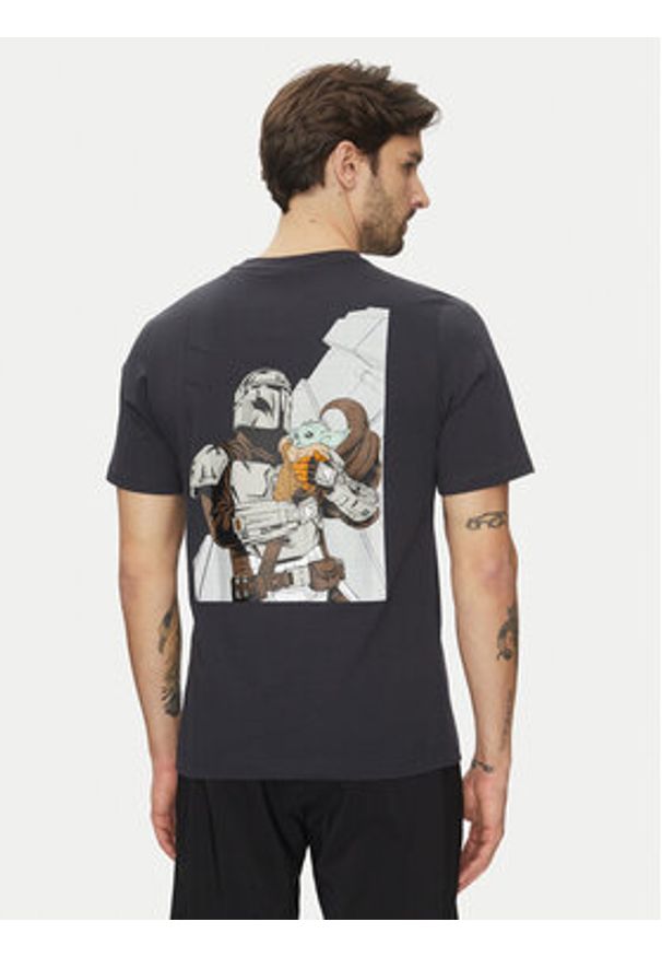 Adidas - adidas T-Shirt Star Wars The Mandalorian™ JI5716 Szary Regular Fit. Kolor: szary. Materiał: bawełna. Wzór: motyw z bajki