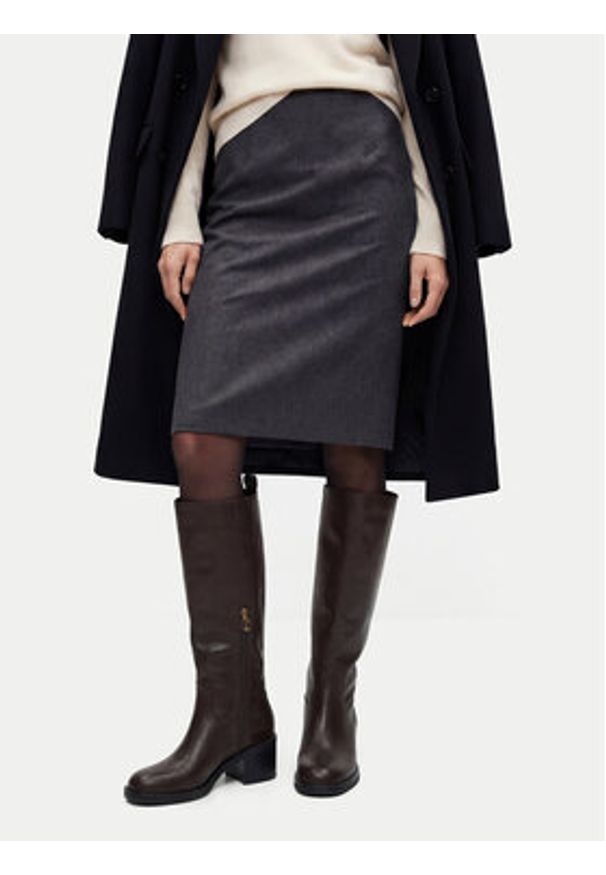 U.S. Polo Assn. Kozaki EO-SABINA002W/EY1 Brązowy. Kolor: brązowy. Materiał: materiał