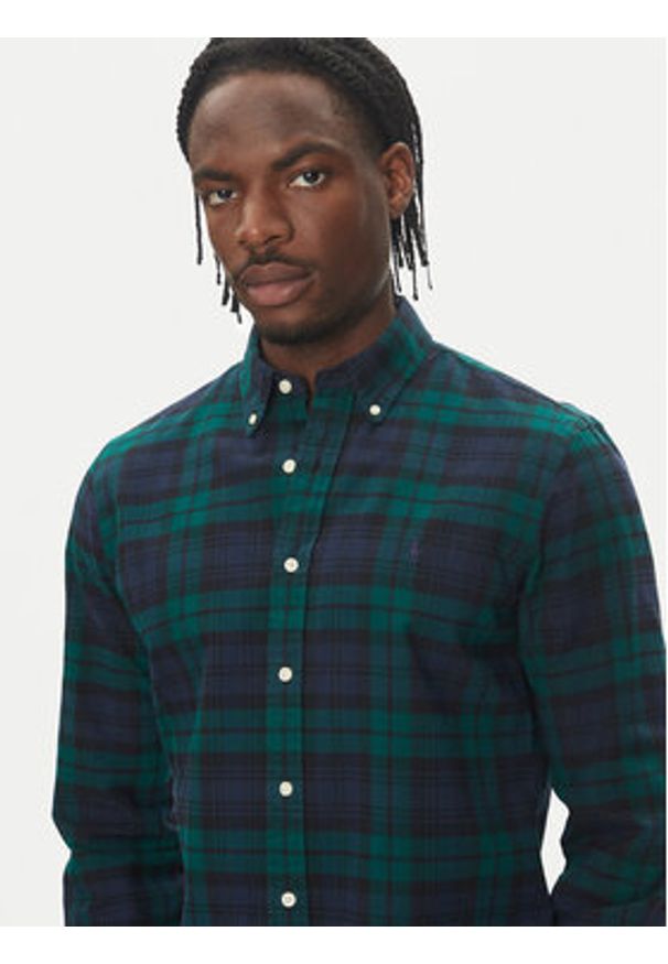 Polo Ralph Lauren Koszula 710922273003 Kolorowy Custom Fit. Typ kołnierza: polo. Materiał: bawełna. Wzór: kolorowy
