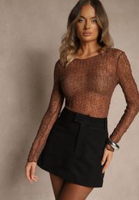 Renee - Czarna Spódnica VICES Mini Stylizowana na Zamszową Tivite. Okazja: na co dzień. Kolor: czarny. Materiał: zamsz. Styl: elegancki, casual