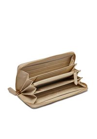 VALENTINO - Valentino Duży Portfel Damski Divina VPS1R4155G Beżowy. Kolor: beżowy. Materiał: skóra