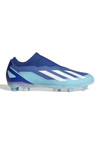 Adidas - Buty piłkarskie adidas X Crazyfast.3 Ll Fg M GY7425 niebieskie. Kolor: niebieski. Materiał: materiał, syntetyk. Sport: piłka nożna