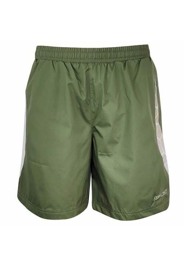 Spodnie sportowe męskie Reebok ART271394. Kolor: zielony. Materiał: materiał, syntetyk. Długość: krótkie