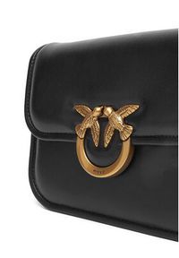 Pinko - PINKO Torebka Love Box Bag Fl Mini PE 25 PLTT 104297 A26J Czarny. Kolor: czarny. Materiał: skórzane #4