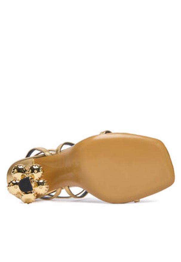 MARC JACOBS - Marc Jacobs Sandały 2P5FPM001F14 Złoty. Kolor: złoty. Materiał: skóra