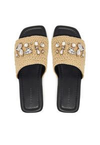 Inuikii Klapki Woven Strap Stones 70104-367 705 Beżowy. Kolor: beżowy. Materiał: materiał #3