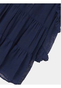 Mayoral Sukienka elegancka 7.957 Granatowy Regular Fit. Kolor: niebieski. Materiał: syntetyk. Styl: elegancki #4