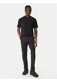 BOSS T-Shirt Tee Collar 50555527 Czarny Regular Fit. Kolor: czarny. Materiał: bawełna #5