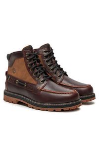 Timberland Trapery TB0A697HEIW1 Brązowy. Kolor: brązowy. Materiał: skóra