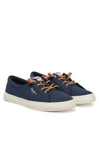 Pepe Jeans Tenisówki Kenton Block W PLS31590 Granatowy. Kolor: niebieski. Materiał: materiał #4