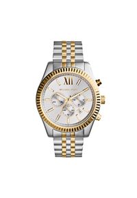 Michael Kors Zegarek Lexington MK8344 Srebrny. Kolor: srebrny