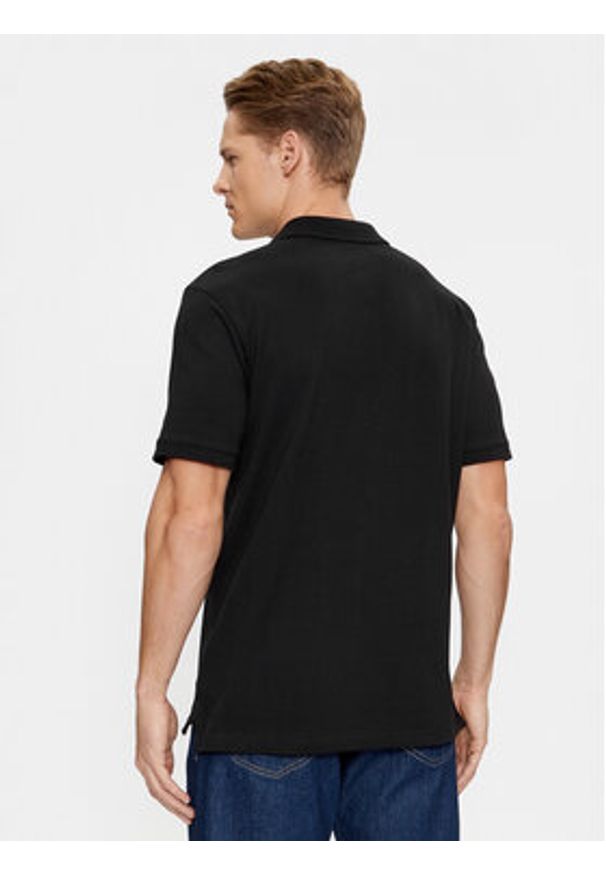 GAP - Gap Polo 586306-03 Czarny Regular Fit. Typ kołnierza: polo. Kolor: czarny. Materiał: bawełna