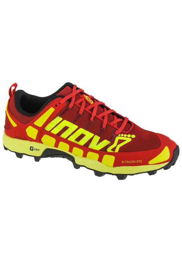 Buty do biegania męskie Inov-8 X-Talon 212 V2. Kolor: czerwony, żółty, wielokolorowy