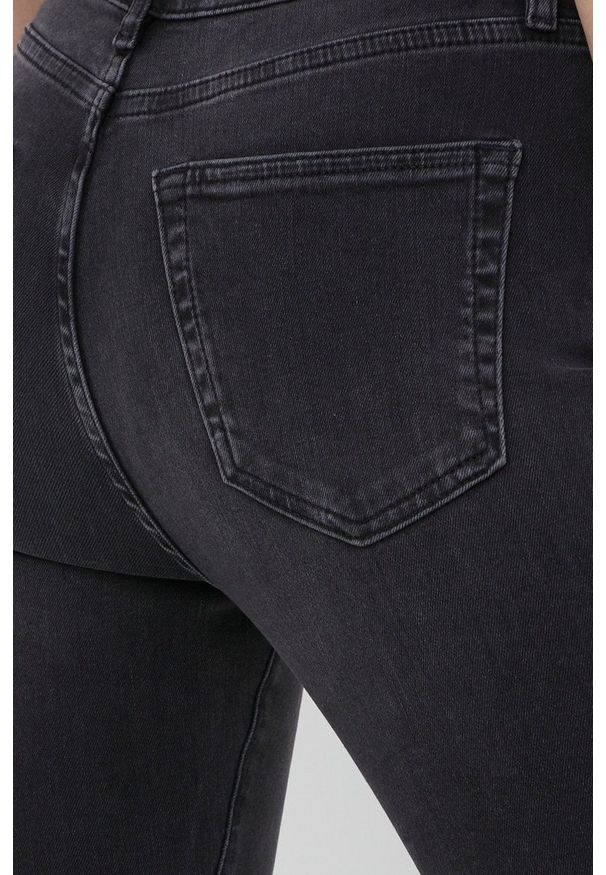 Superdry Jeansy damskie high waist. Stan: podwyższony. Kolor: szary