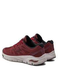 skechers - Skechers Sneakersy Charge Back 232042/BURG Bordowy. Kolor: czerwony. Materiał: materiał #6