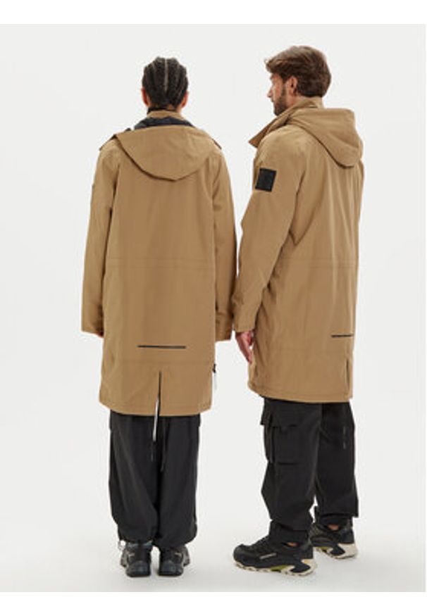 Halti Parka Flemari 065-0421 Beżowy Regular Fit. Kolor: beżowy. Materiał: syntetyk