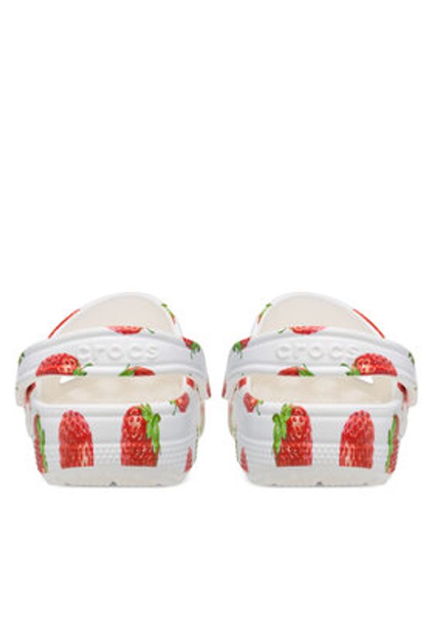 Crocs Klapki Classic Fresh Fruits Clog 211008 Biały. Kolor: biały