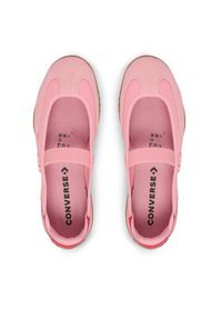 Converse Baleriny Run Star Trainer Ballet Flat​ A17031C Różowy. Kolor: różowy. Materiał: skóra, zamsz #2