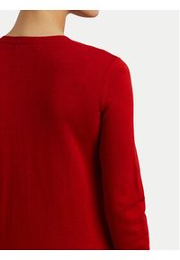 Lauren Ralph Lauren - LAUREN RALPH LAUREN Sweter 200919114016 Czerwony Slim Fit. Kolor: czerwony. Materiał: bawełna #5