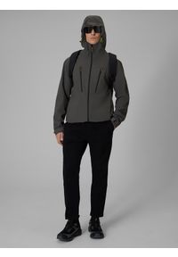 4f - 4F Kurtka przejściowa membrana 8000 męska - szara XXL. Okazja: na co dzień. Kolor: szary. Materiał: materiał. Styl: casual #2