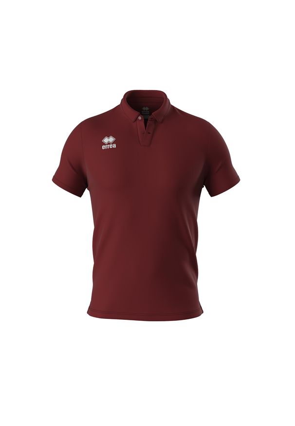 ERREA - Polo Errea Alex. Typ kołnierza: polo. Kolor: czerwony. Materiał: materiał. Styl: sportowy