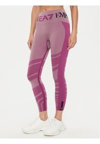 EA7 Emporio Armani Legginsy 6DTP51 TJDGZ 2305 Różowy Slim Fit. Kolor: różowy. Materiał: syntetyk #1