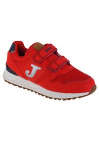 Buty sportowe Sneakersy chłopięce, Joma J.200 Jr 2306. Kolor: czerwony. Sport: turystyka piesza