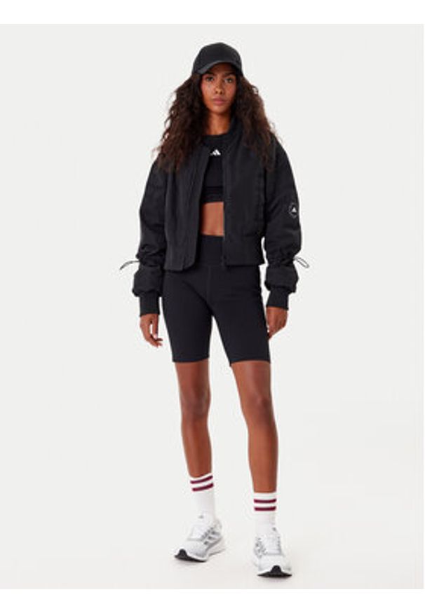 Adidas by Stella McCartney - adidas by Stella McCartney Kurtka bomber True Nature JF6030 Czarny Loose Fit. Kolor: czarny. Materiał: syntetyk