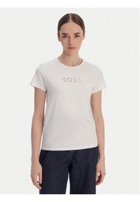 BOSS T-Shirt Eventsa11 50562055 Biały Slim Fit. Kolor: biały. Materiał: bawełna #1