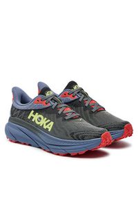 HOKA - Hoka Buty do biegania Challenger 7 1134498 Szary. Kolor: szary. Materiał: materiał