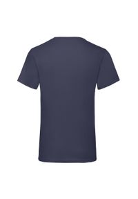 FRUIT OF THE LOOM - Męska Koszulka Z Dekoltem Valueweight. Kolor: niebieski