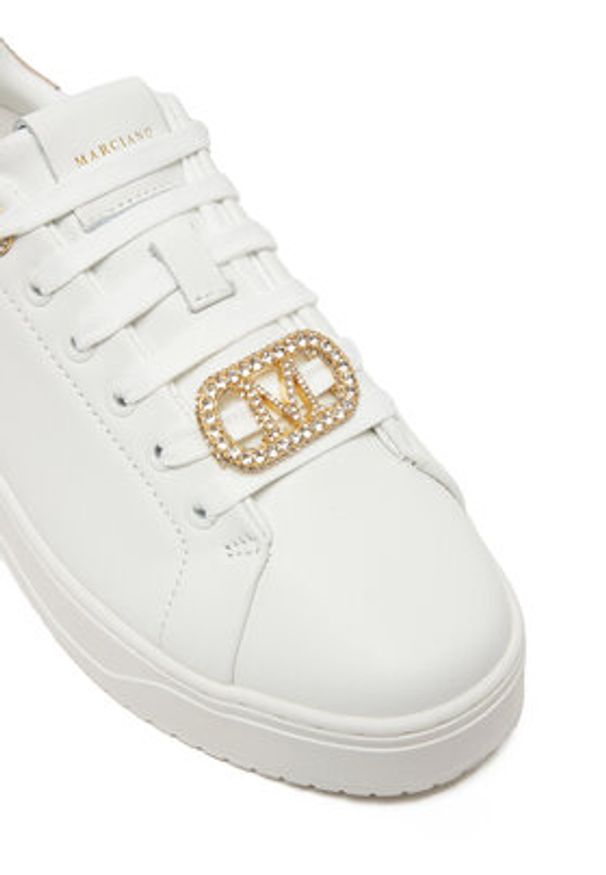 Marciano Guess Sneakersy 5RGZ17 7288A Biały. Kolor: biały. Materiał: skóra