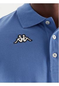 Kappa Polo Logo Sharas Mss 302B3D0 Niebieski Regular Fit. Typ kołnierza: polo. Kolor: niebieski. Materiał: bawełna #5