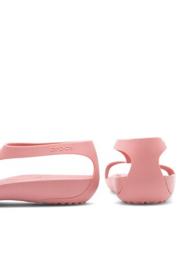 Crocs Sandały SERENA SANDAL 205469-682 Różowy. Kolor: różowy. Materiał: guma