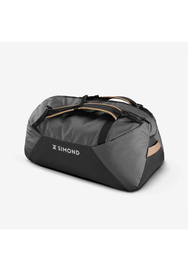 SIMOND - Torba trekkingowa Simond Duffel 100 Basic 100 l. Kolor: szary. Materiał: tkanina. Sport: turystyka piesza