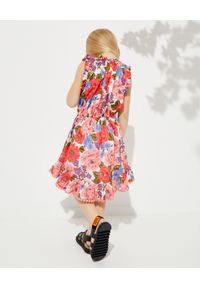 ZIMMERMANN KIDS - Sukienka w kwiaty Poppy Flip 2-10 lat. Kolor: czerwony. Wzór: kwiaty. Sezon: lato. Typ sukienki: proste #6