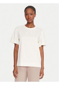 BOSS T-Shirt Elpha 50551443 Beżowy Regular Fit. Kolor: beżowy. Materiał: bawełna