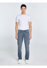 Big-Star - Jeansy męskie niebieskie Harper 307. Okazja: na co dzień. Stan: podwyższony. Kolor: niebieski. Styl: klasyczny, casual #6