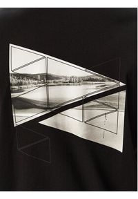 BOSS T-Shirt TS_Network Photo 50564740 Czarny Regular Fit. Kolor: czarny. Materiał: bawełna #4