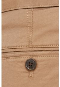 Michael Kors spodnie CU2301B4JJ męskie kolor brązowy proste. Okazja: na co dzień. Kolor: brązowy. Materiał: tkanina. Wzór: gładki. Styl: casual #3
