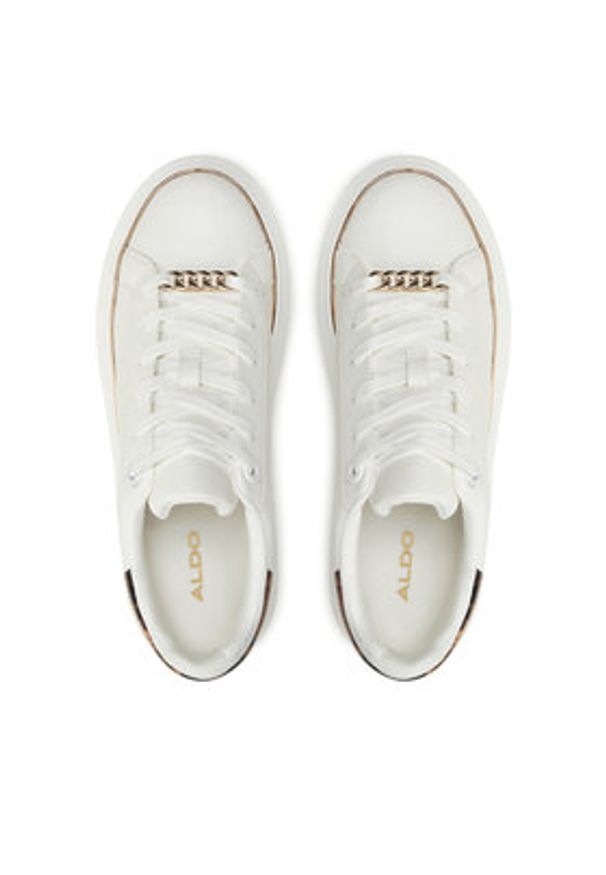 Aldo Sneakersy Tahlea 13934175 Biały. Kolor: biały. Materiał: skóra