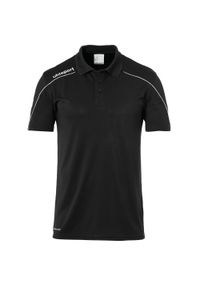 UHLSPORT - Polo Uhlsport Stream 22. Typ kołnierza: polo. Kolor: czarny, biały, wielokolorowy. Materiał: materiał, poliester. Sport: fitness, piłka nożna