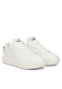 Love Moschino - LOVE MOSCHINO Sneakersy JA15224G1OIA0100 Biały. Kolor: biały. Materiał: skóra #6