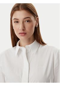 Karl Lagerfeld - KARL LAGERFELD Sukienka koszulowa B2W13017 Biały Regular Fit. Typ kołnierza: dekolt w karo. Kolor: biały. Materiał: bawełna. Typ sukienki: koszulowe #4