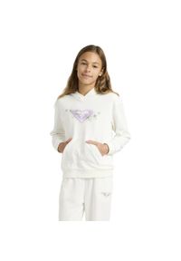 Roxy - Bluza z kapturem dla Dziewczynki SURF FEELING TERRY Biały. Okazja: na co dzień. Typ kołnierza: kaptur. Kolor: biały. Materiał: poliester, bawełna, tkanina. Sezon: lato. Styl: casual #1