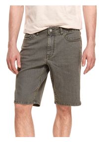 TOP SECRET - Jeansowe szorty męskie. Kolor: zielony. Materiał: jeans. Długość: do kolan. Sezon: lato. Styl: wakacyjny #3