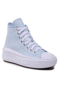 Trampki Converse. Kolor: niebieski. Obcas: na platformie #1