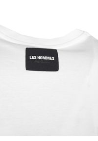 Les Hommes T-shirt | LF224306-0700-1007 | Grafic Print | Mężczyzna | Biały. Okazja: na co dzień. Kolor: biały. Materiał: bawełna. Wzór: nadruk. Styl: casual #4