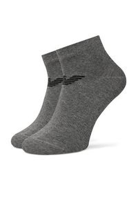 Emporio Armani Zestaw 3 par niskich skarpet męskich EM000550 AF12271 MC059 Kolorowy. Materiał: bawełna, materiał. Wzór: kolorowy #6